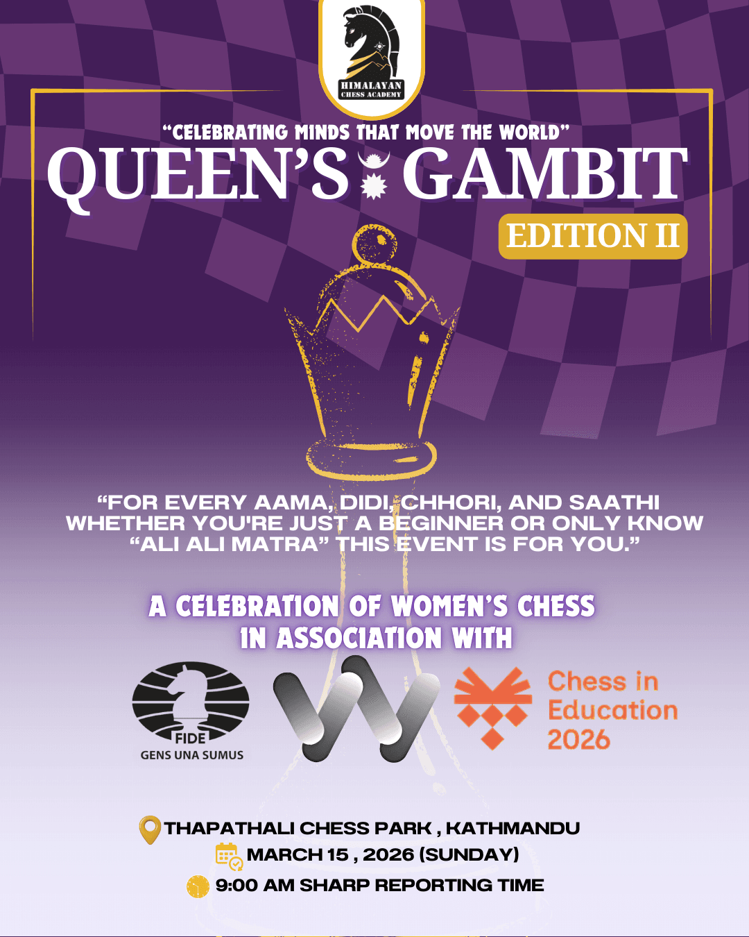 Himalayan Queen's Gambit 2026